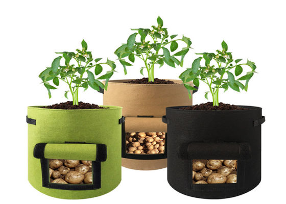 Customized Gallon Felt Fabric Garden Plant Non Woven Grow Bags Potato Grow Bags